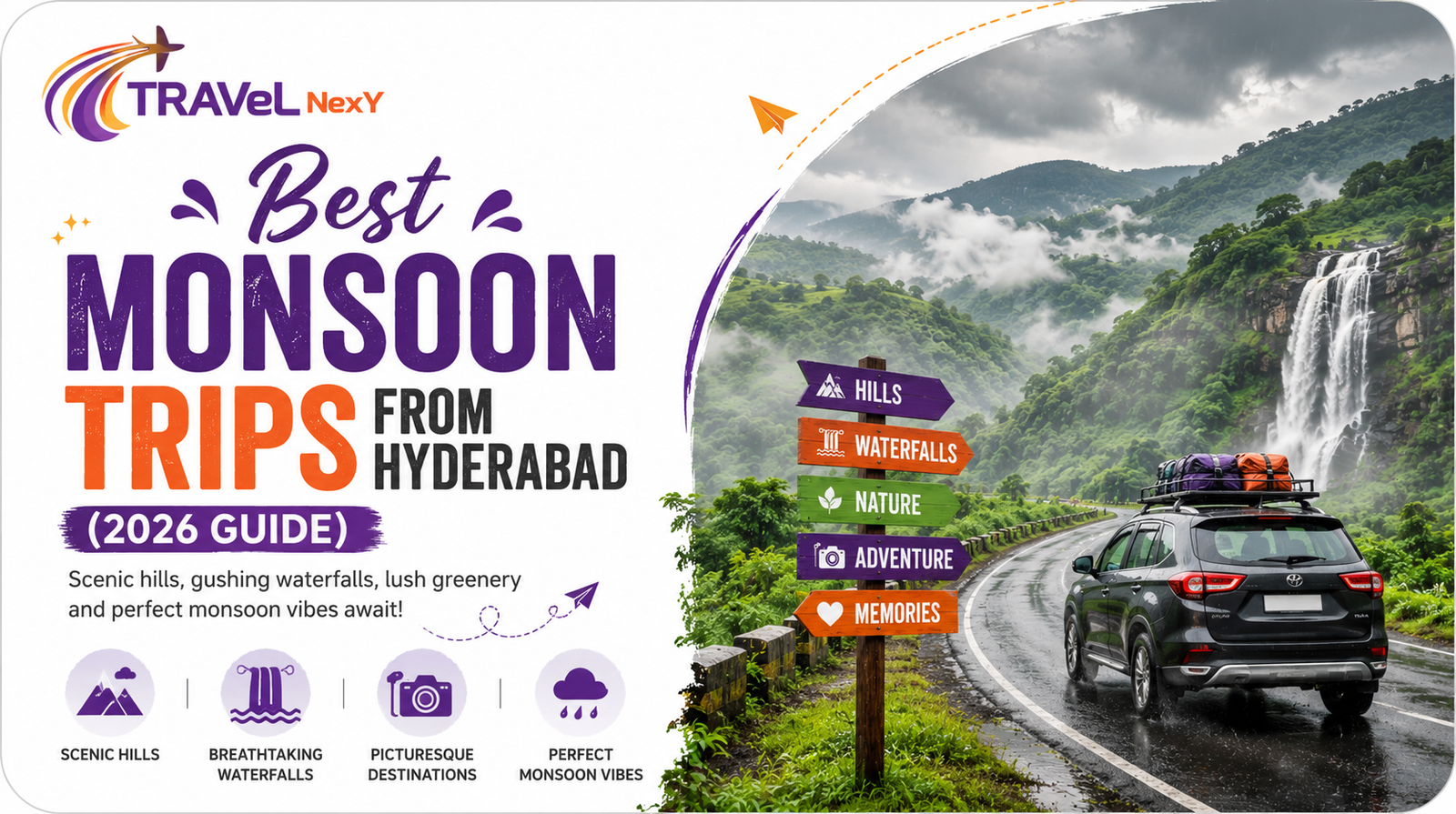 Best Monsoon Trips from Hyderabad