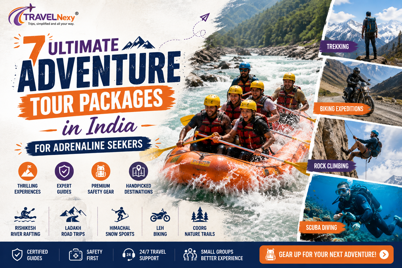 Adventure tour packages in India